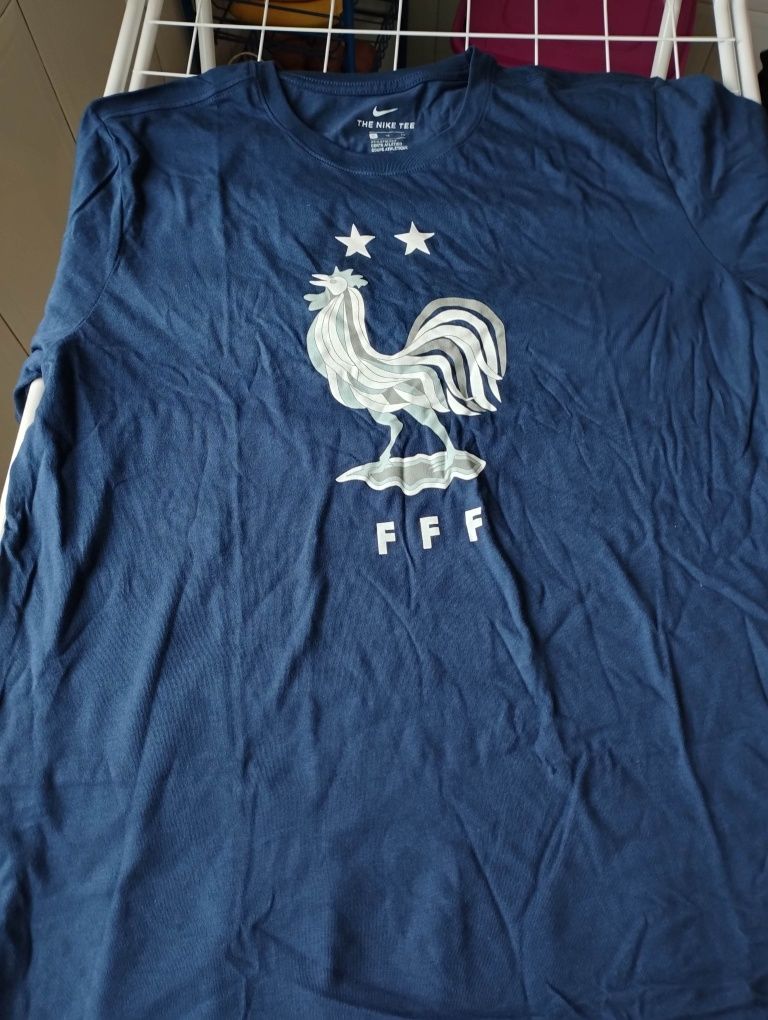 T-shirt FFF Federação Francesa Futebol  - tamanho XL Nike NOVO