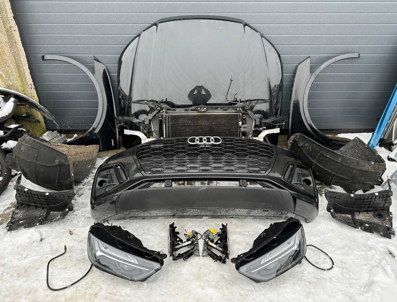 Бампер капот крыло фары комплект Audi Q5 80A 8R USA EU Разборка