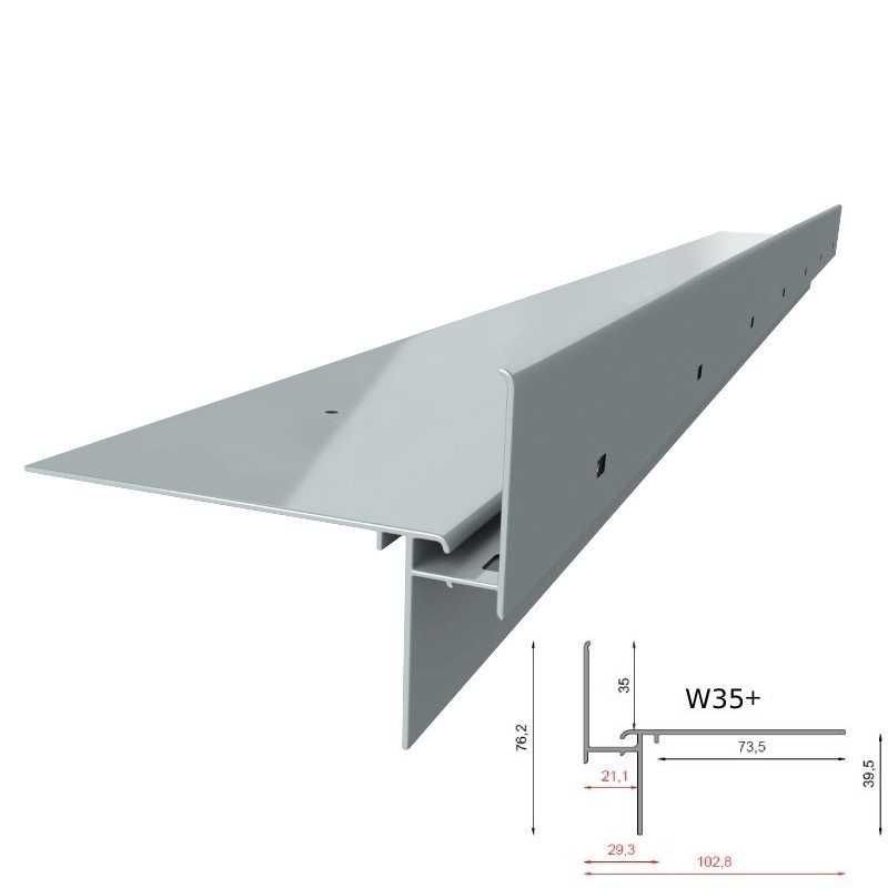 Profil Okapowy Prosty W35+ 200cm Renoplast