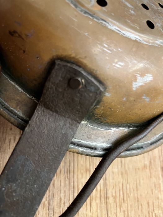 Tachos de cobre antigos com pegas trabalhadas