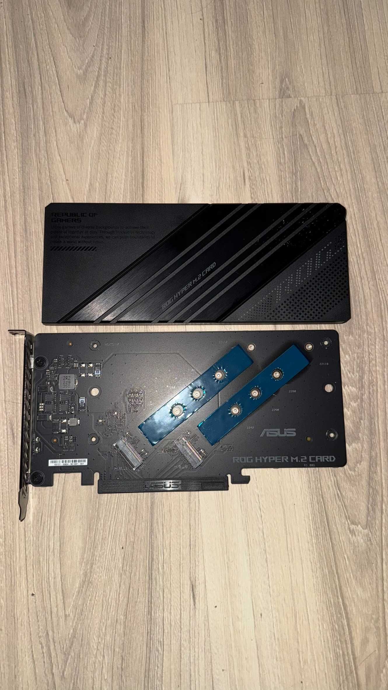 ASUS ROG HYPER M.2 card – Adapter PCIe M.2 NVMe