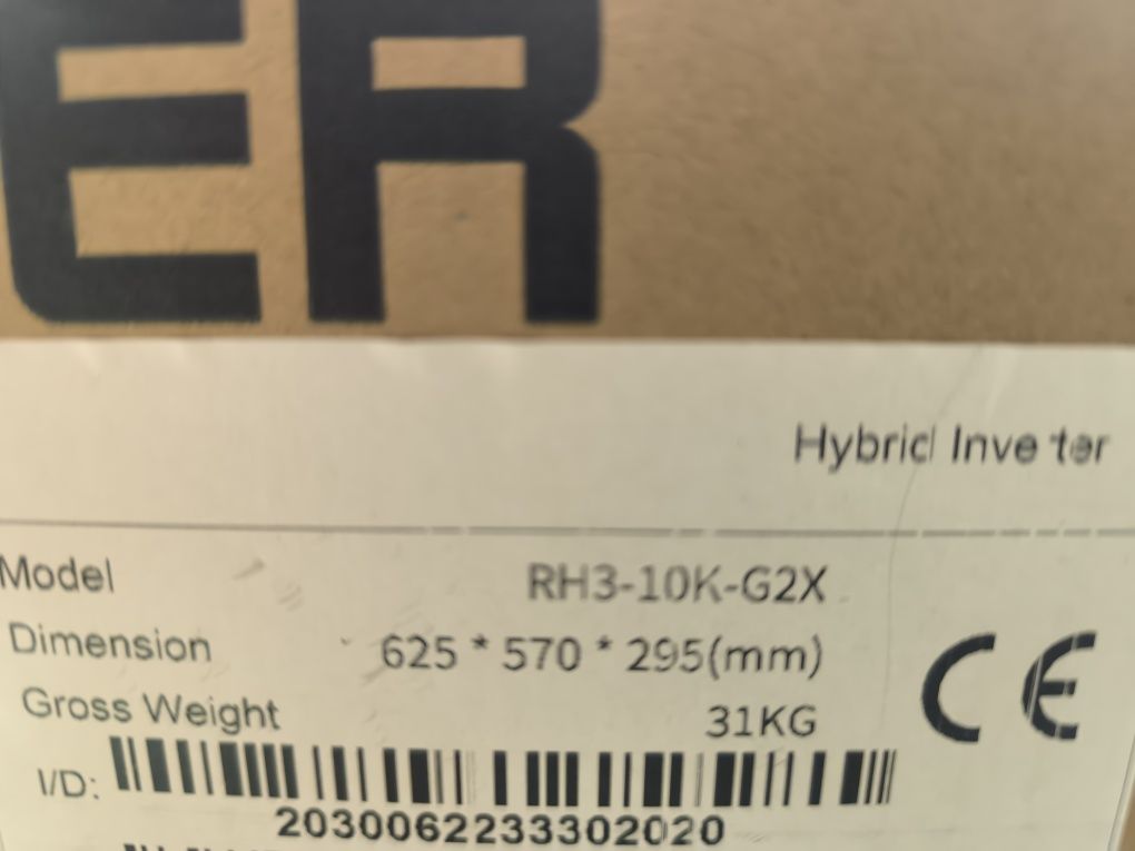 Hybrydowy falownik cse rh3-10k-g2x 10kw
