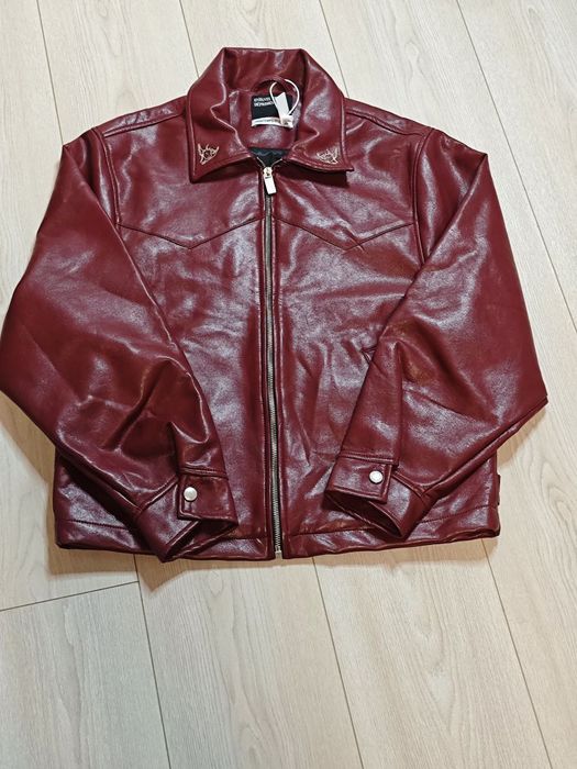 Куртка Erd кожаная Enfants Riches Deprimes красная винтаж