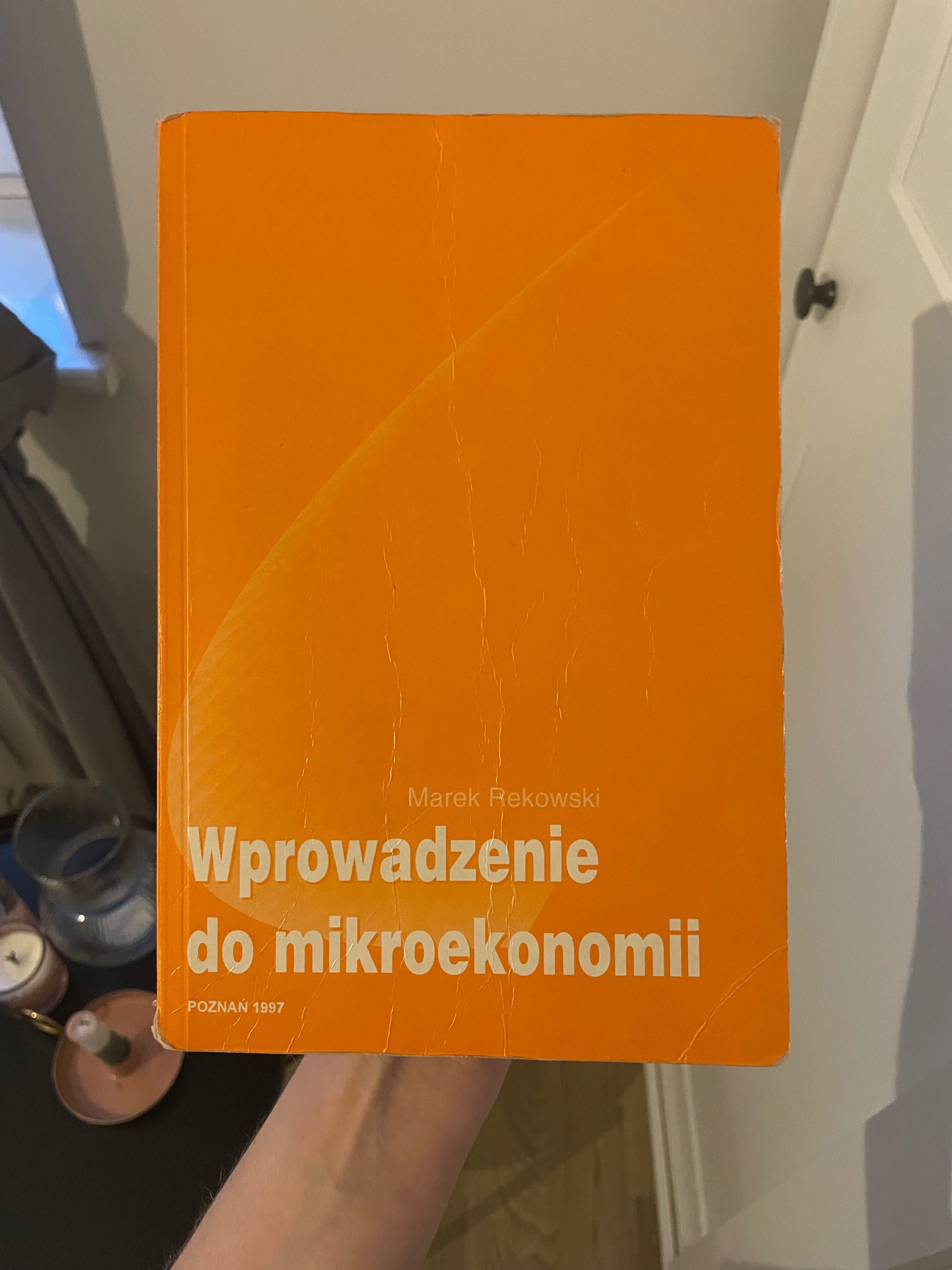Książka “Wprowadzenie do mikroekonomii” Marek Rekowski