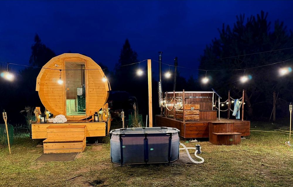 Bania, balia,sauna Jacuzzi mobilne, Basenik do morsowania Wynajem!