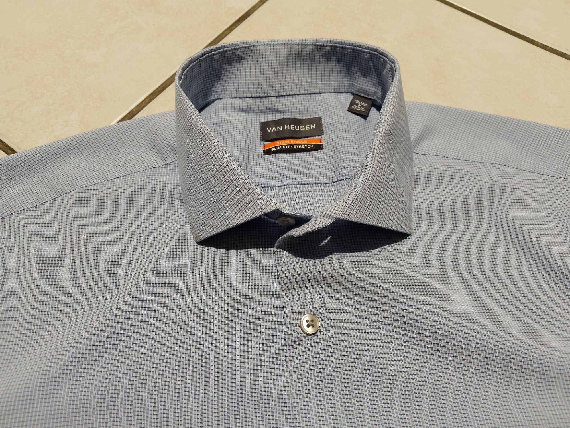 VAN HEUSEN USA - NOWA! Markowa Koszula Męska rozmiar M