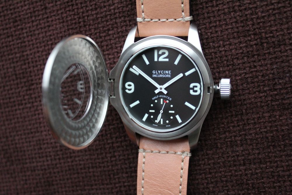 Glycine Incursore Half Hunter limited edition часы swiss watch швейца