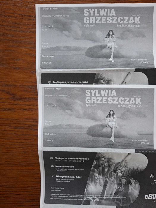 Bilety koncert Sylwii Grzeszczak Poznań 23.11.2025