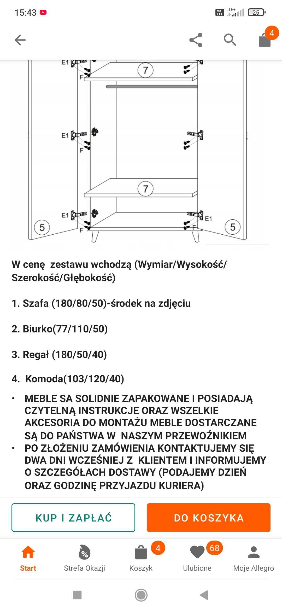 Meble dla dziewczynki