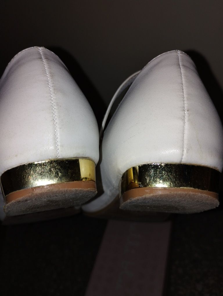 Buty białe komunijne roz 35