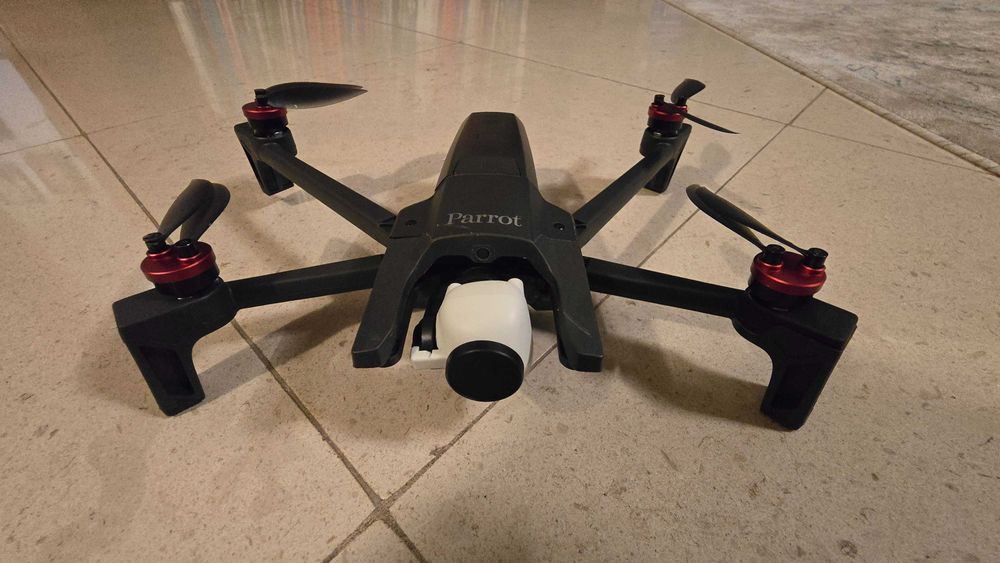 drone parrot anafi com goggles para voo imersivo e carregador triplo