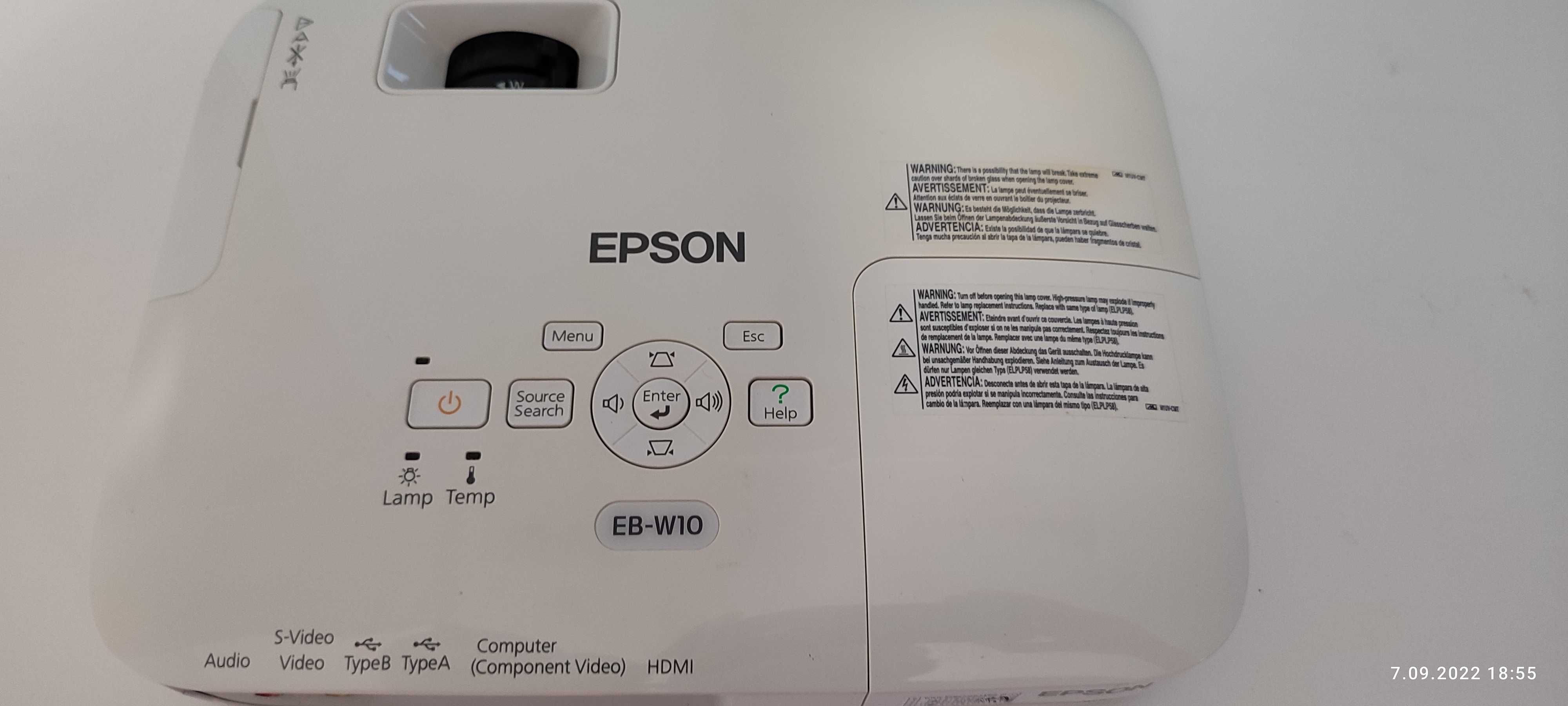 Rzutnik Epson EB W10 + mocowanie do sufitu gratis