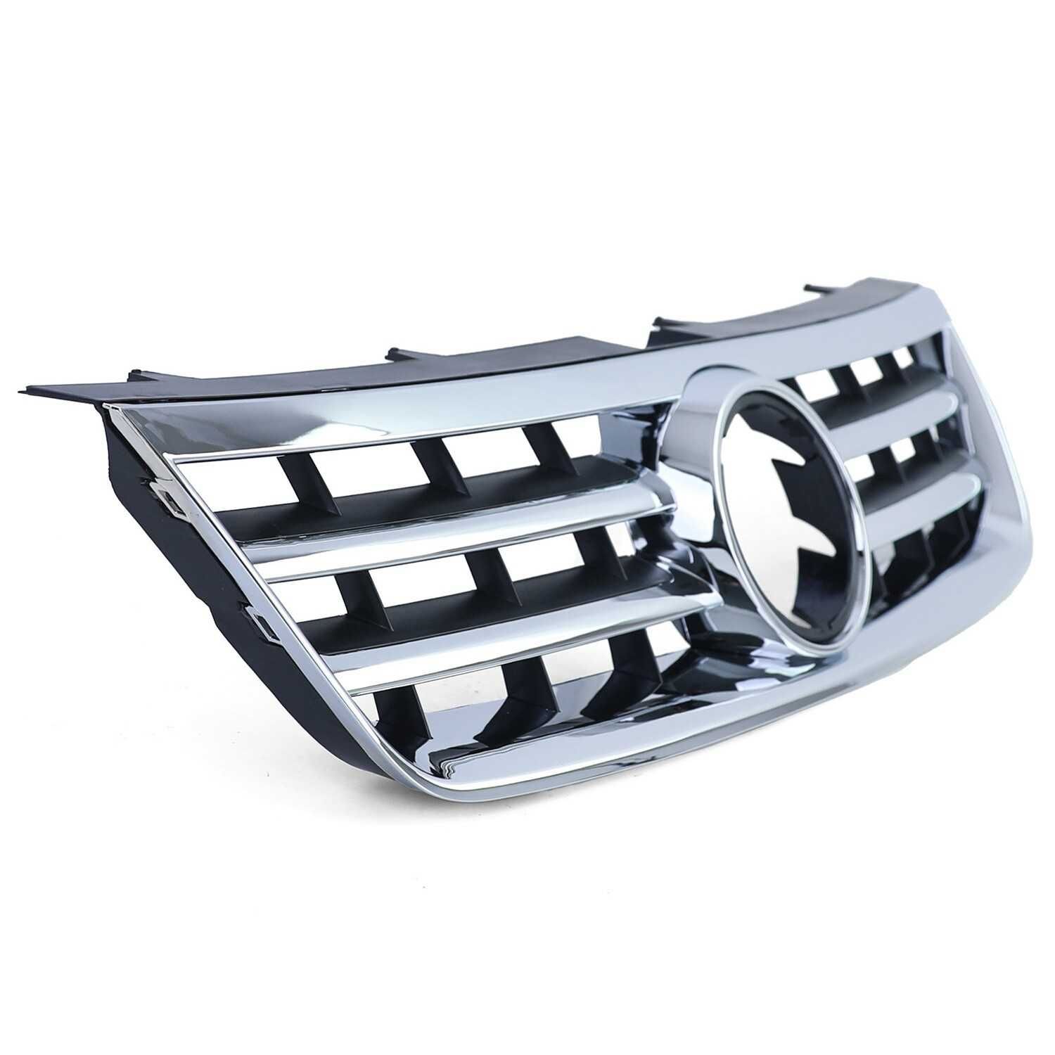 Grelha cromada e preta para VW Touareg 7L 2002 a 2006
