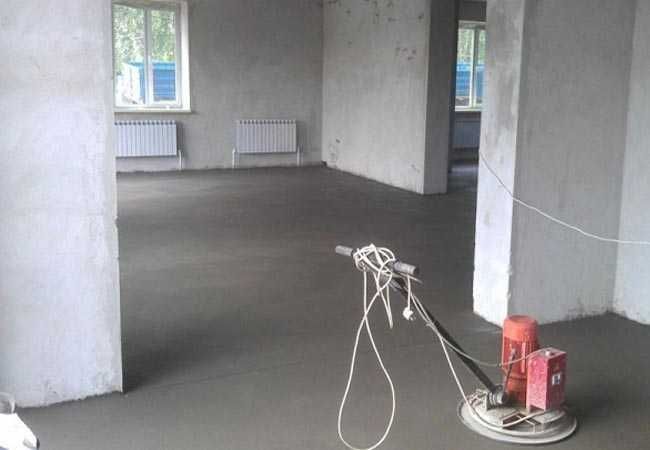 Бетона Стяжка підлоги Машинная Полусухая Стяжка пола Напівсуха заливка