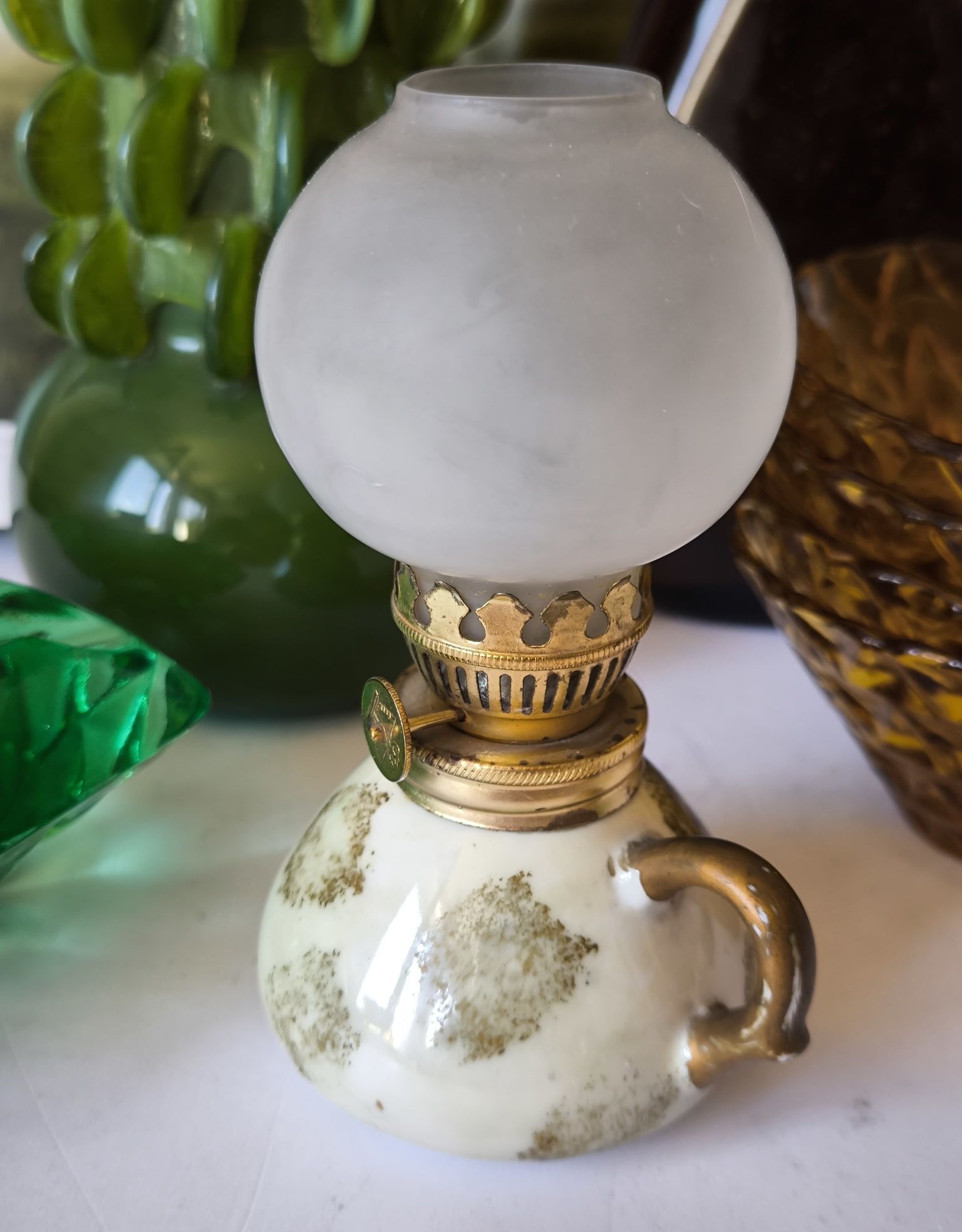 Lampa naftowa piękna stara