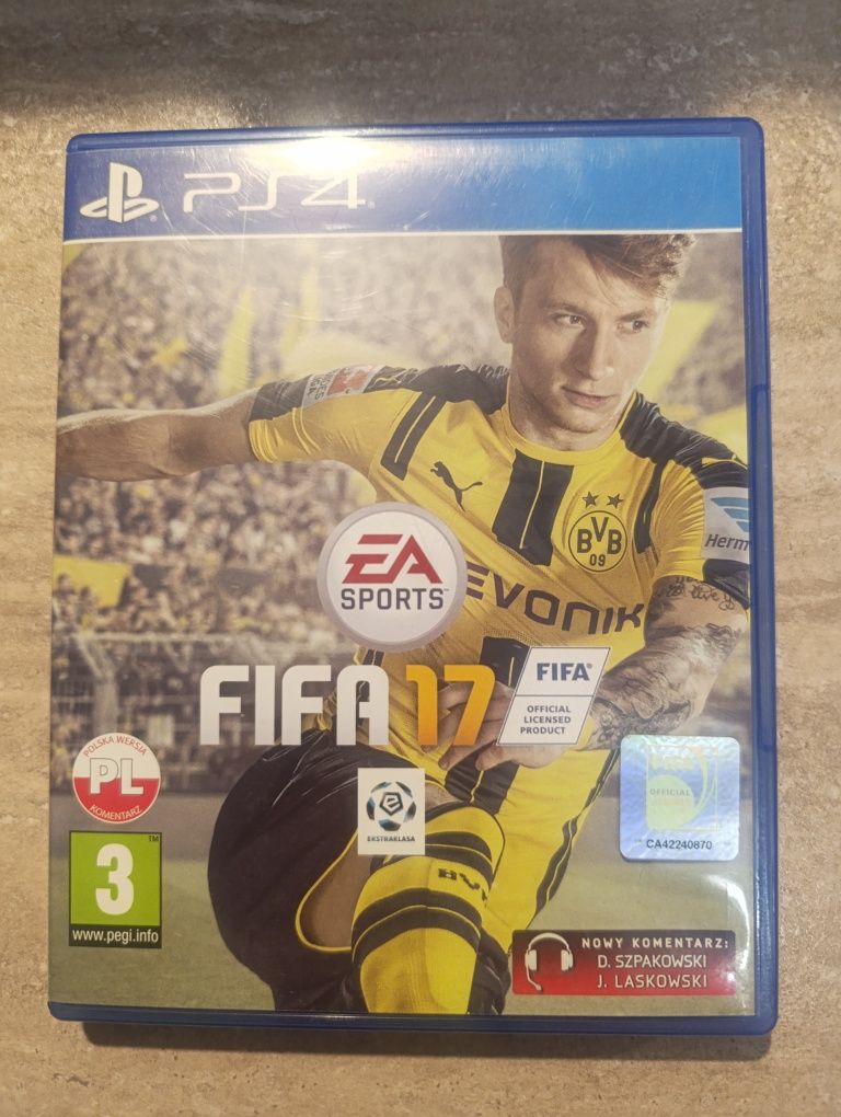 Gra FIFA 17 na Play Station 4 PS4 PL Dubbing