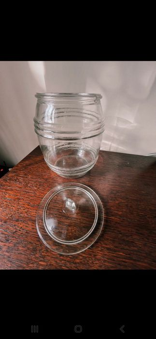 Szkło słoik słój do kiszenia 3,5 l PRL