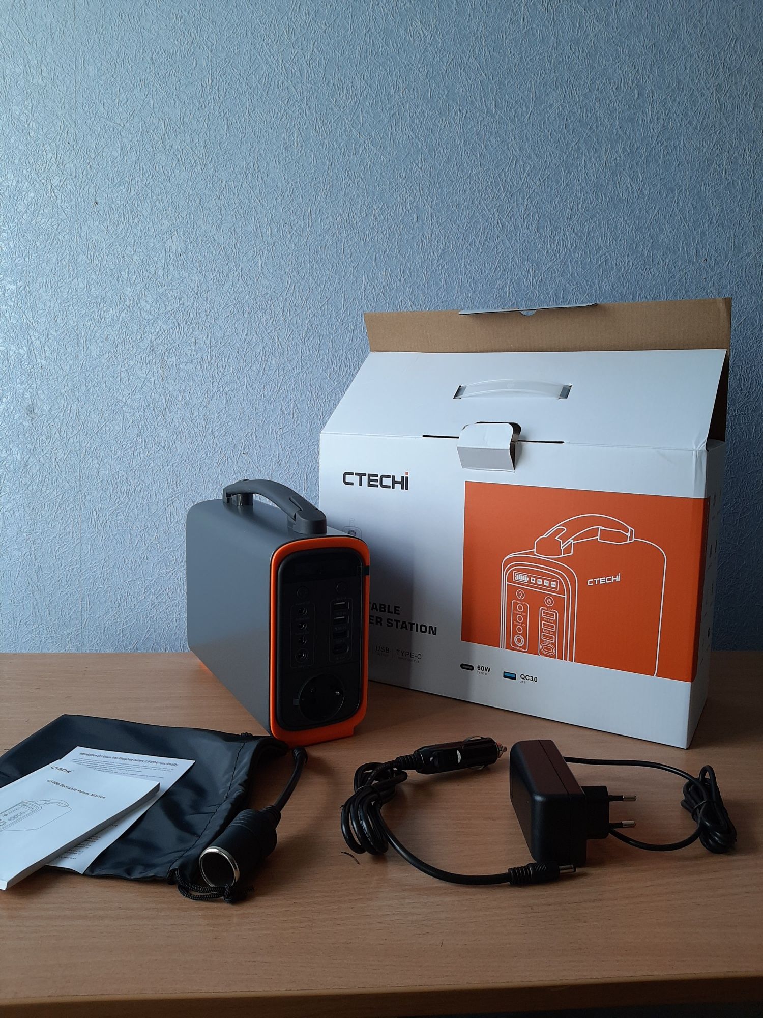 Инверторный генератор CTECHi GT200 – Портативная зарядная станция