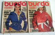 Burda moden 1979 - 2 numery krawieckie niemieckie stara