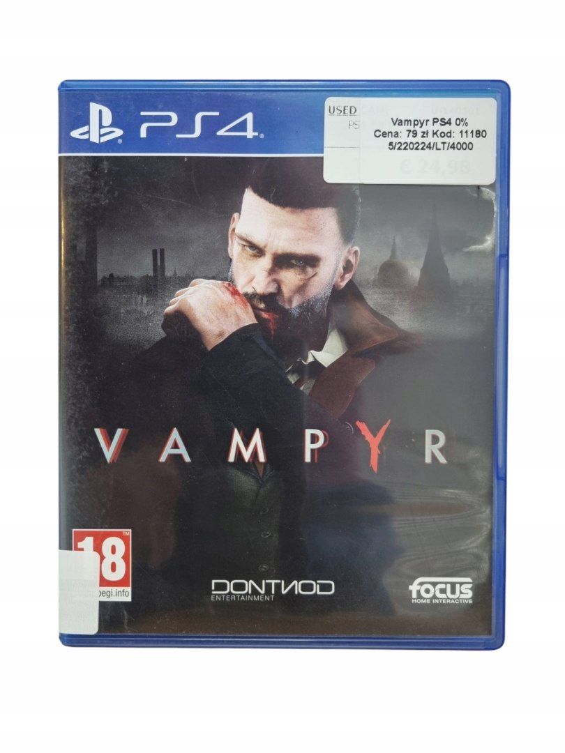 Gra Vampyr Ps4 Playstation 4 Używana