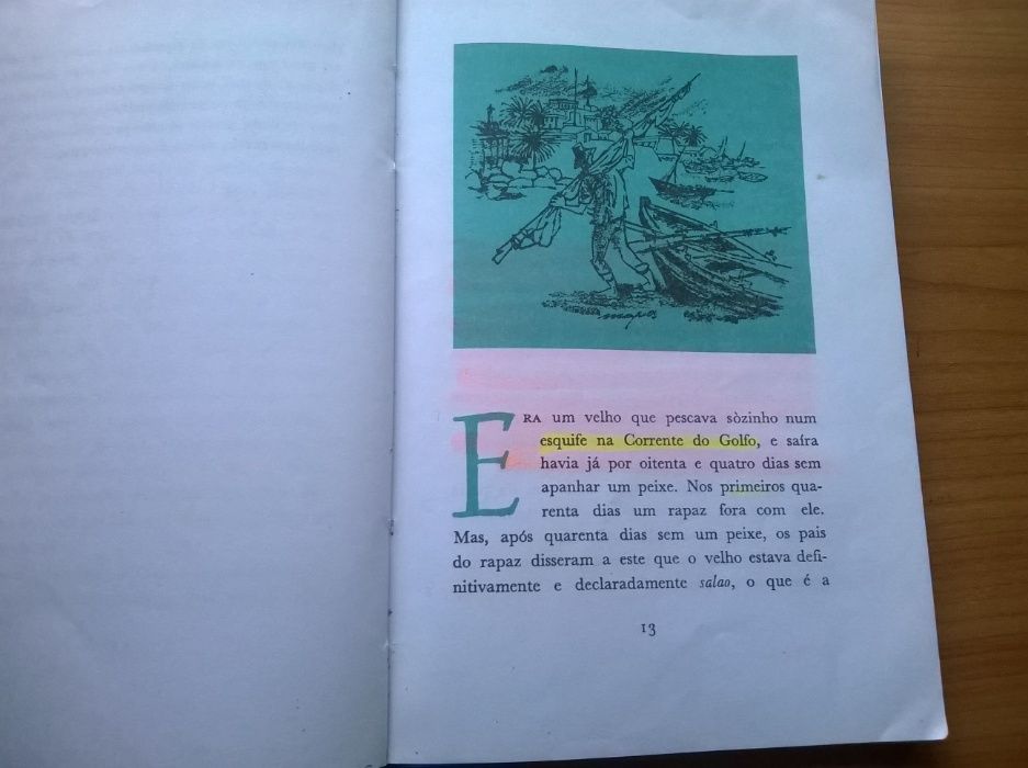 O Velho e o Mar - Ernest Hemingway (portes grátis)