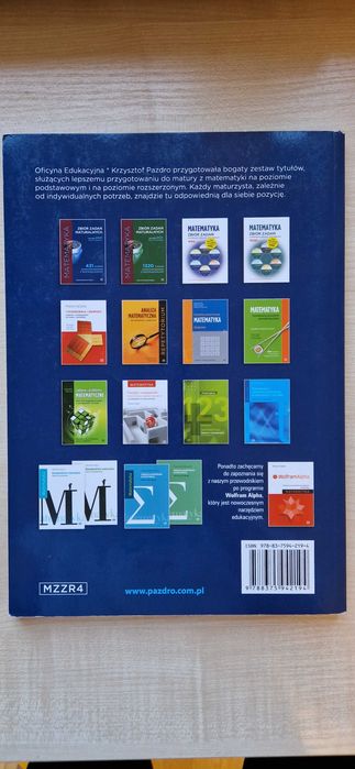 Zbiór zadań maturalnych z matematyki rozszerzonej Pazdro