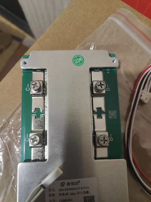 Плата захисту JBD lifepo4 bms 4s 100ah