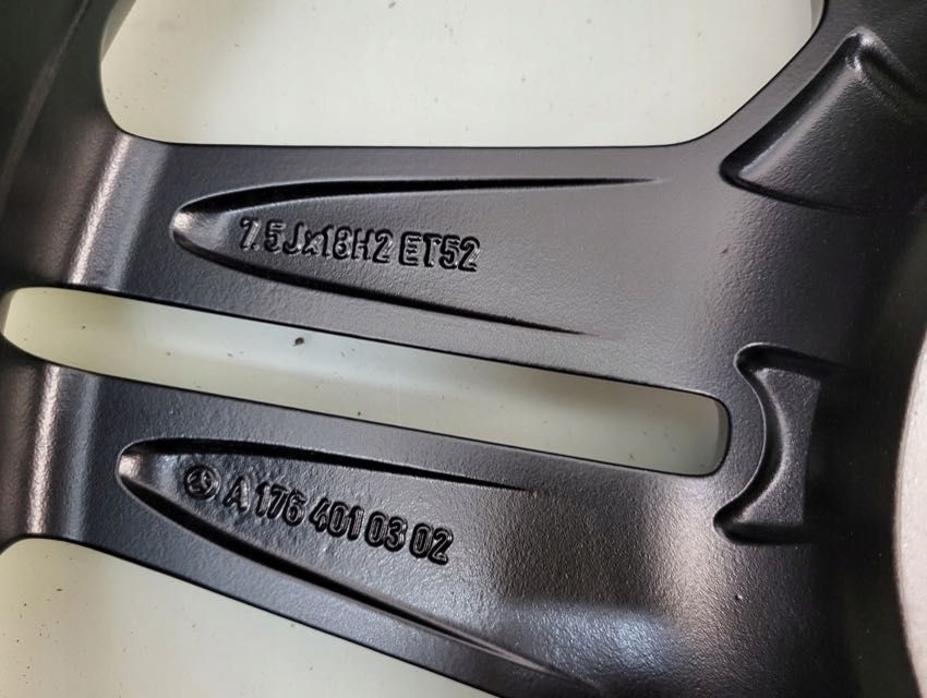 mercedes cla c117 w117 x117 amg felgi aluminiowe 18" 7.5x18 e752 5x112