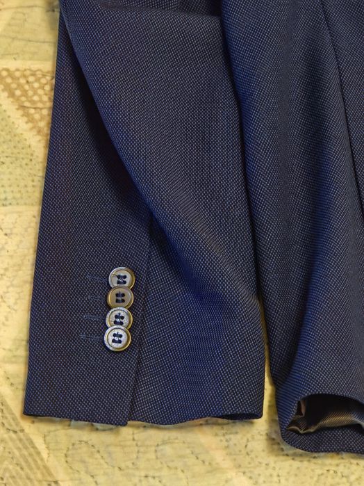 Мужской пиджак Reserved синего цвета XL