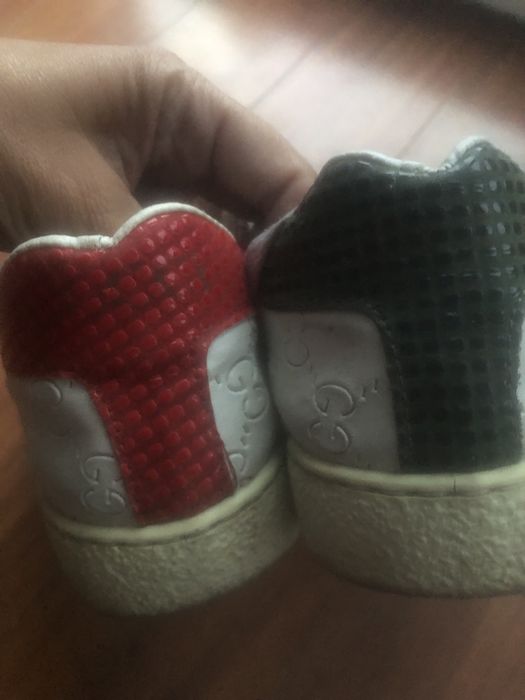 Adidasy w stylu gucci