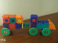 PUZZLE educacional Toys Veiculos Transporte da Eva Puzzle