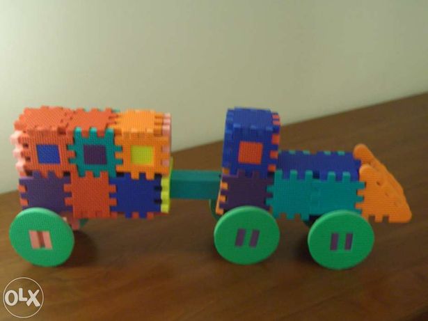 PUZZLE educacional Toys Veiculos Transporte da Eva Puzzle