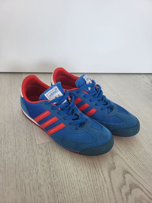 Oryginalne buty Adidas 39 1/3 damskie niebieskie sportowe