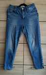 Spodnie jeansy damskie Reserved wysoki stan 7/8 rozmiar 38