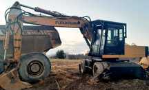 Koparka Furukawa 635 na części silnik cumminc 6bt most zf pompa linde