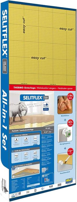 Base para pisos de parquet e laminados 12m2