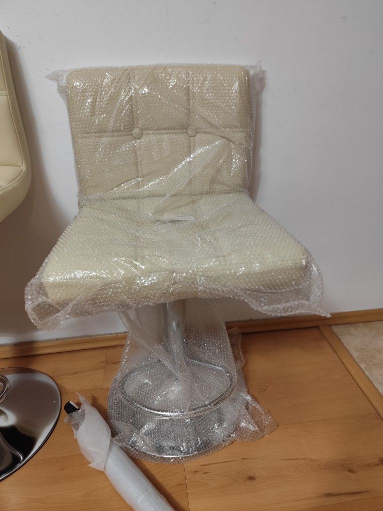 Hoker krzesła do do kuchni skóra Nowe