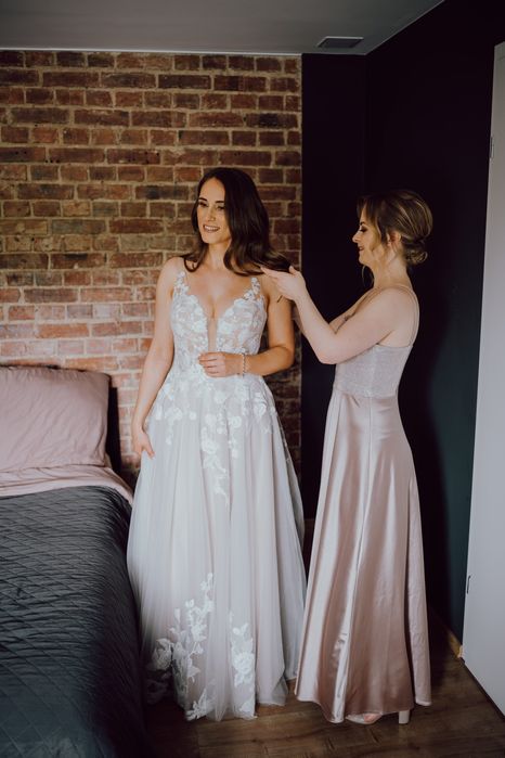 Romantyczna suknia ślubna