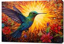 Obraz 100x70cm Koliber Barw