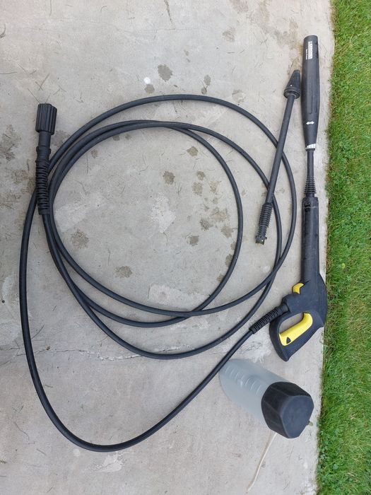 Karcher k 4 silnik, wąż i dwie lance , obudowa