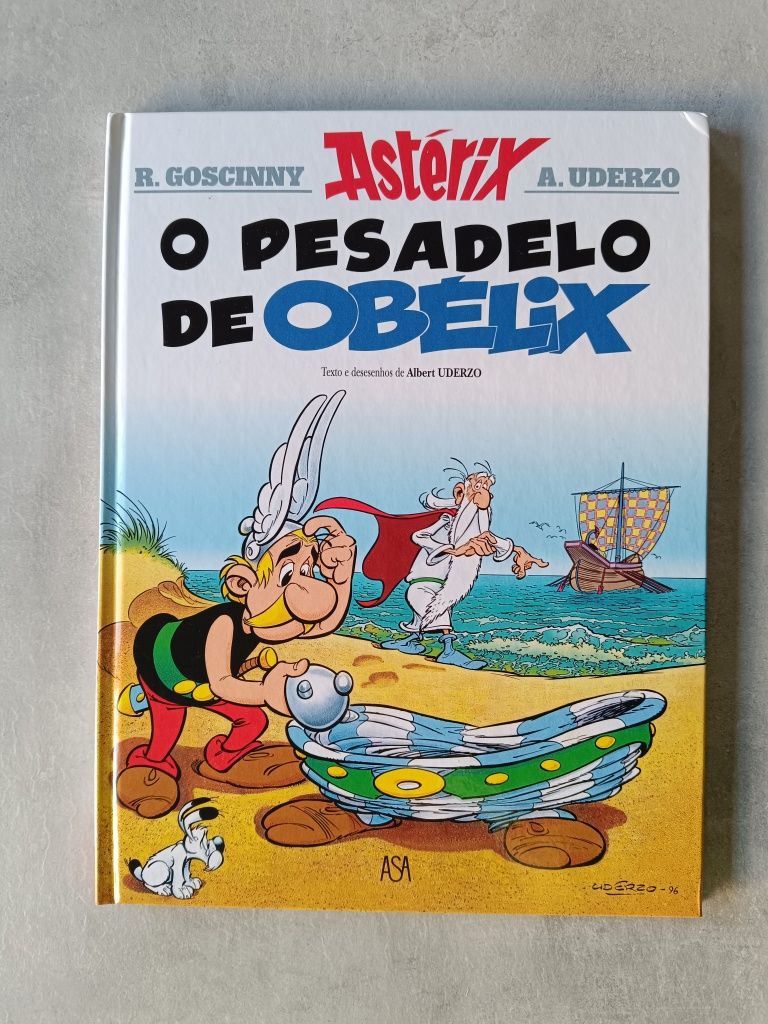 Livro Asterix, o pesadelo de Obelix