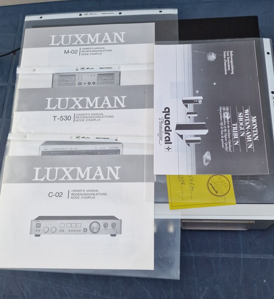 LUXMAN M02 + C02 + T530 Top zestaw