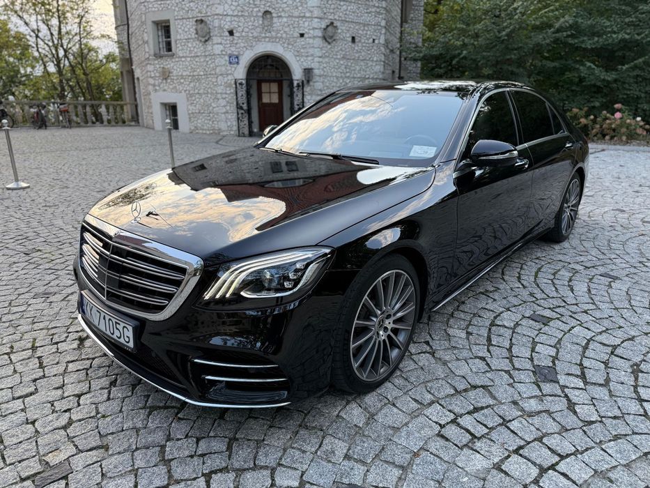 Mercedes-Benz Klasa S Mercedes S W222 LONG AMG 400d 4 matic / Salon Polska