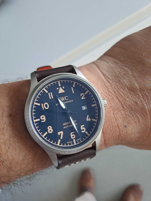 Relógio IWC Pilot Flieger 41mm movimento quartzo