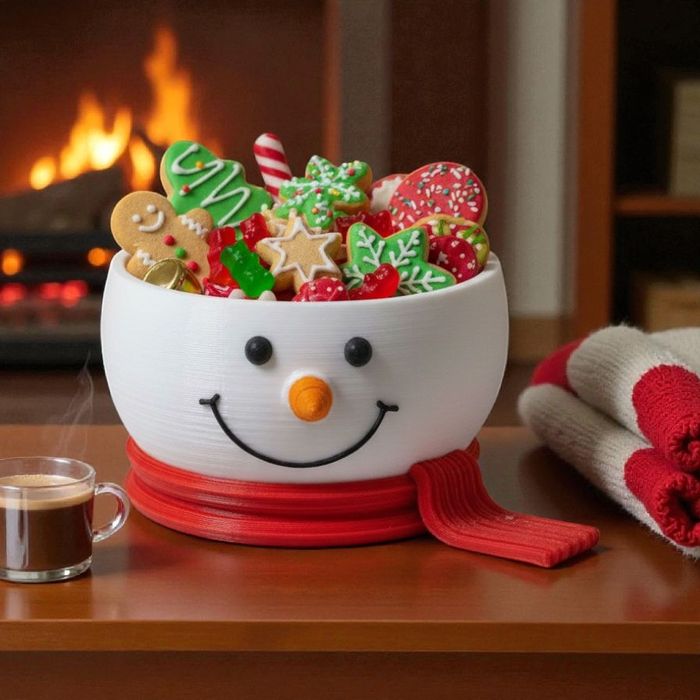 Miska na Ciasteczka „Wesoły Bałwanek”