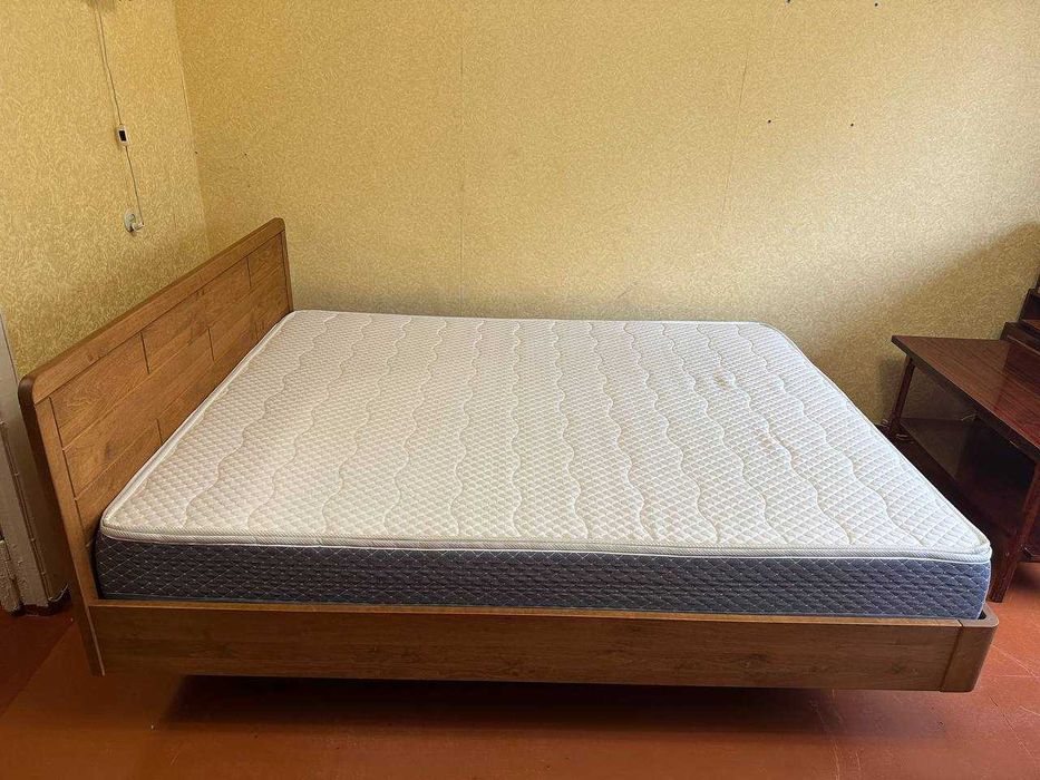 Ліжко Лауро 1600*2000 вільха колір олія-горіх