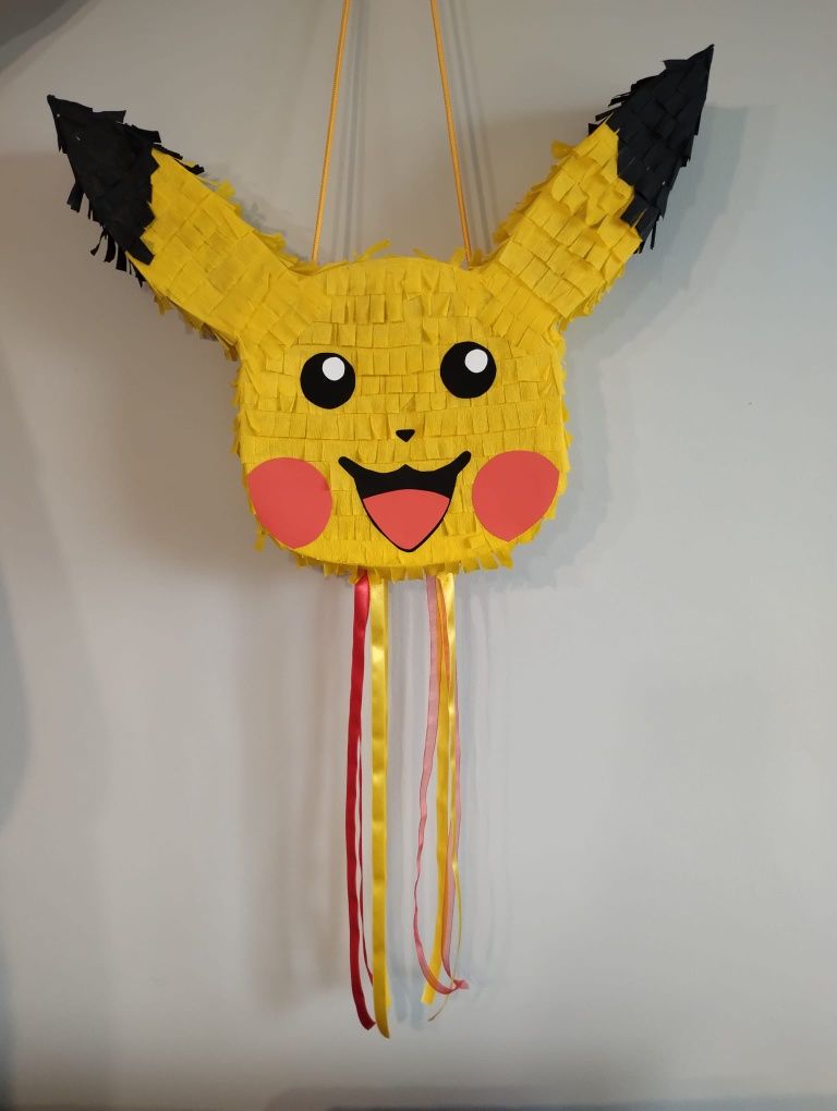 Piniata Pikachu pokemon duża