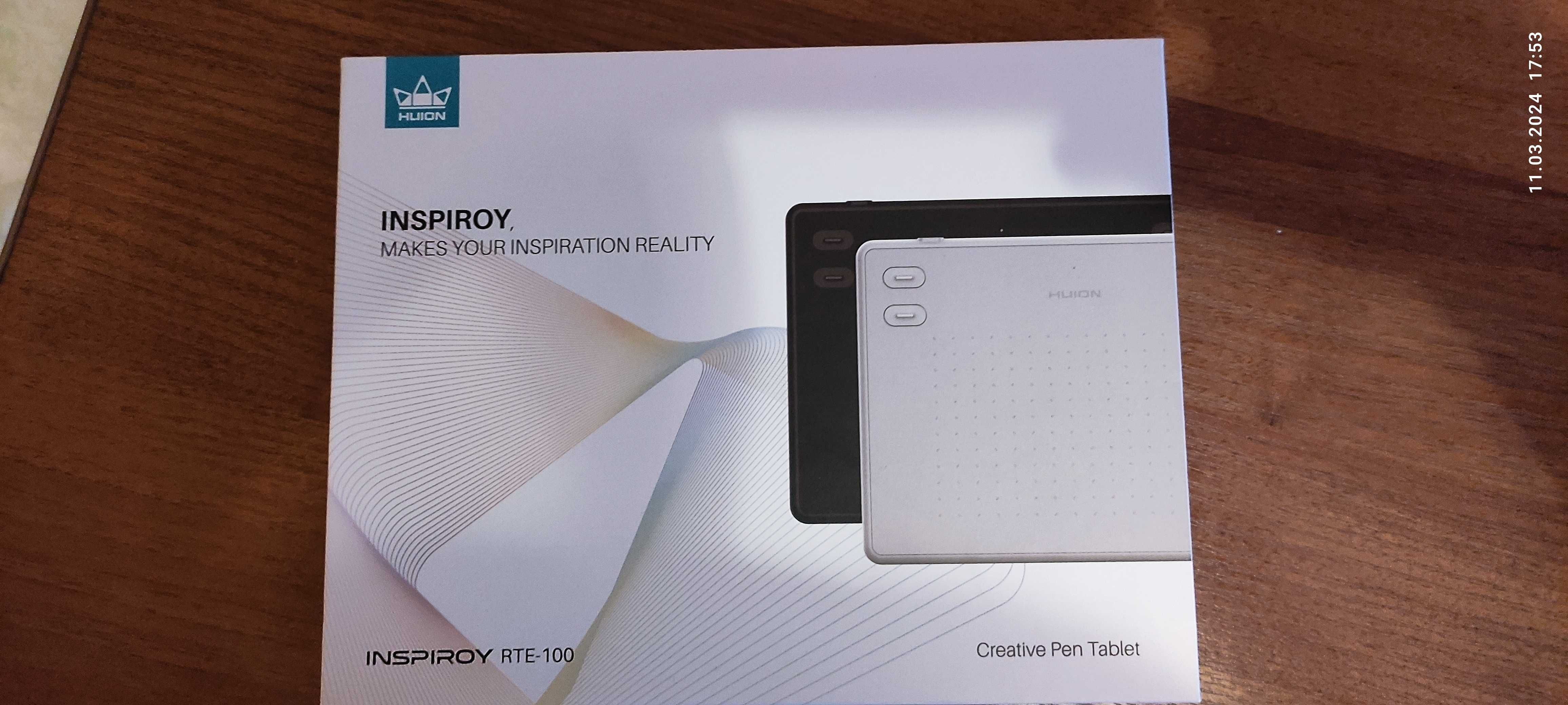 Продам Графічний планшет Huion Inspiroy RTE-100 НОВИЙ