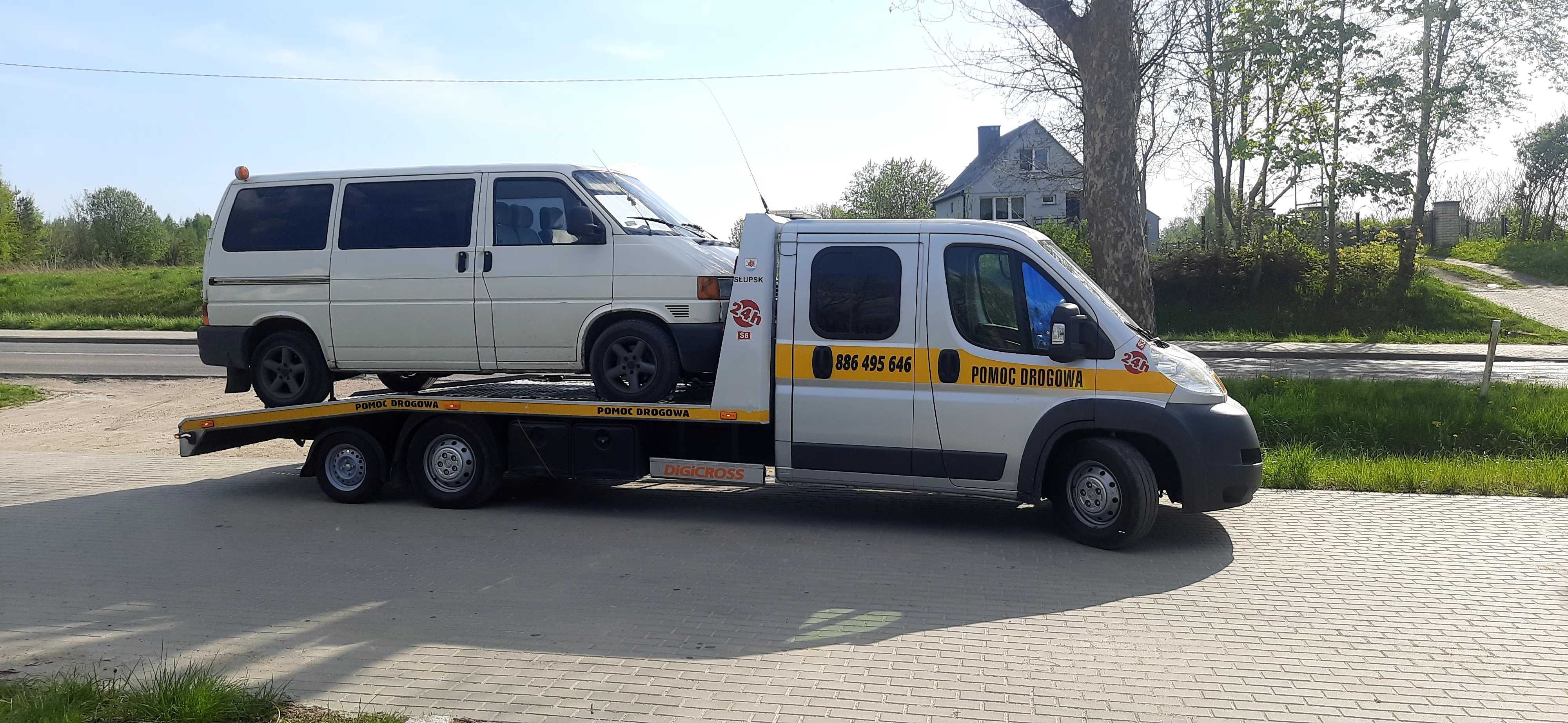 Autolaweta Pomoc Drogowa MobilnMechanik Transport Aut LAWETA Holowanie
