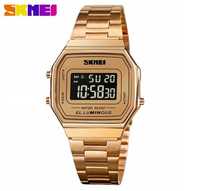Różowe złoto SKMEI 1647 LED cyfrowe uniseks zegarki ( ROSE GOLD)